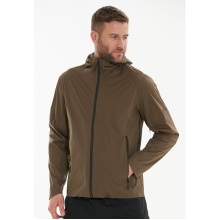 Kurtka biegowa i turystyczna Komint (wodoodporna) brązowa męska